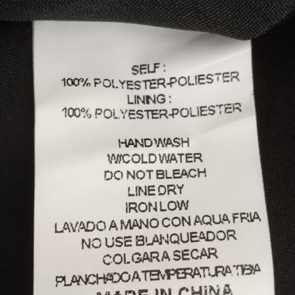 &merci Black Tiered Ruffle Maxi Dress Adjustable Spaghetti Strap - Picture 7 of 7